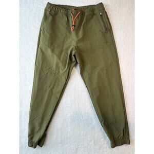Merrell Hayes Mens Joggers Size Large Tapered Leg Hiking Pants Olive Green